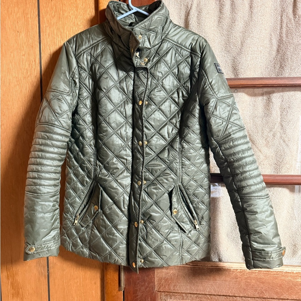 Women's FITS Quilted Puffer Jacket - Olive